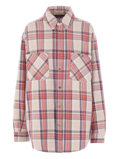 HAIKURE checked pocket shirt