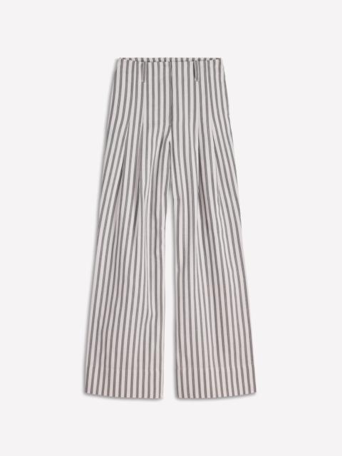 BODEN Mayfair Tailored Pants-Ivory, Navy Stripe