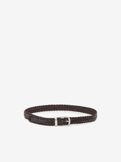 OFFICINE CREATIVE woven leather belt