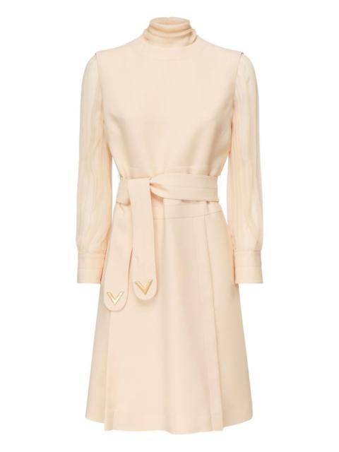 Valentino high-neck midi dress