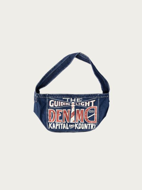 Kapital 13oz Denim NEWS PAPER BAG (GUIDING LIGHT) - Indigo