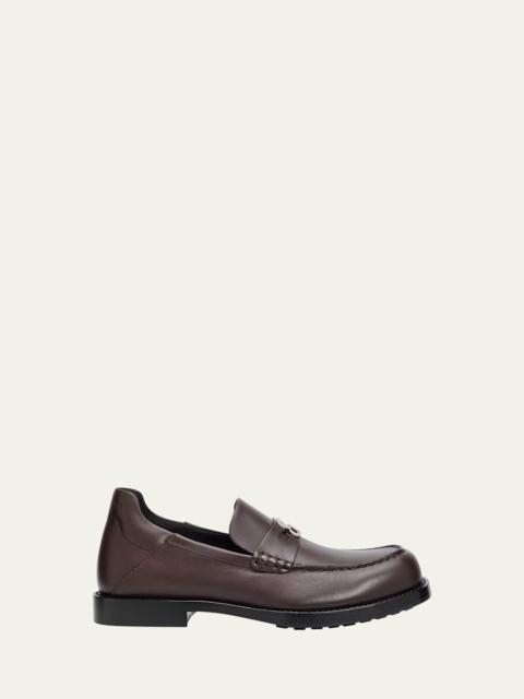 Bottega Veneta Silenzio Intrecciato Leather Loafers