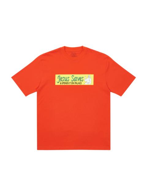 PALACE Palace Jesus Saves T-shirt Red