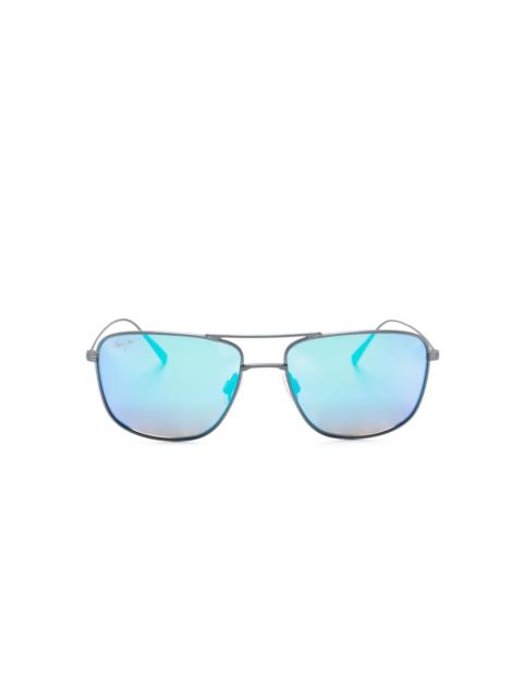 Maui Jim Mikioi pilot-frame sunglasses