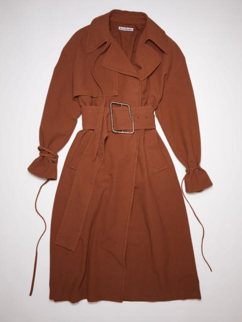 Acne Studios Belted trench coat - Walnut brown