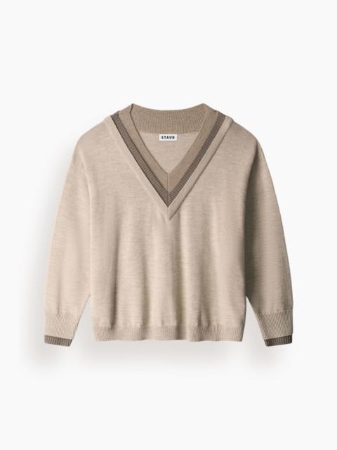STAUD Norman Sweater in Sesame Multi