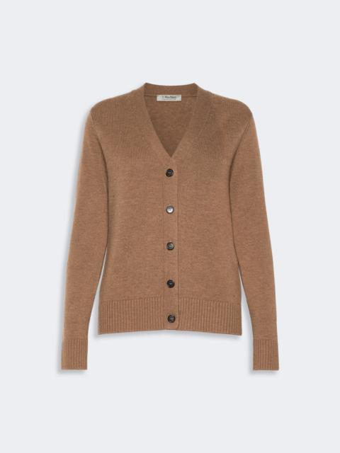 'S Max Mara APOLLO Mannish wool yarn cardigan - CAMEL