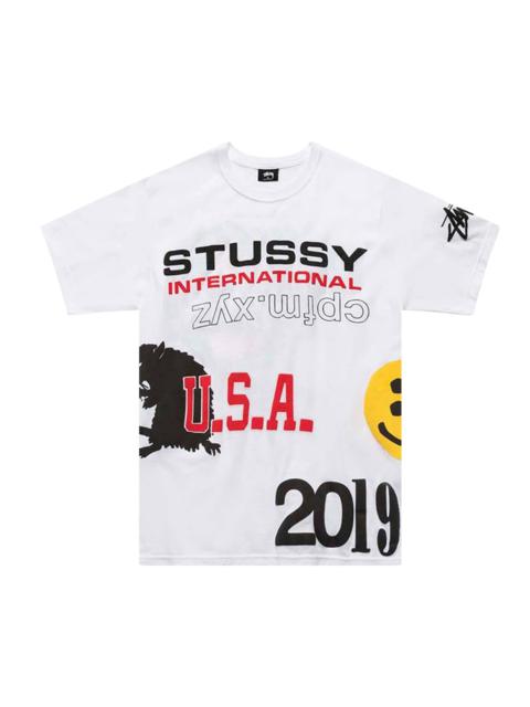 Stussy x Cactus Plant Flea Market USA 2019 Tee 'White'