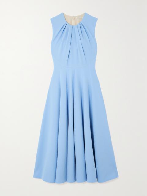 EMILIA WICKSTEAD Marlen Draped Crepe Midi Dress