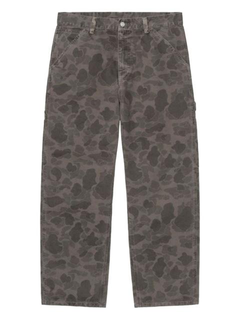 Carhartt camouflage cotton trousers