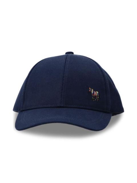 Paul Smith Zebra logo organic cotton cap