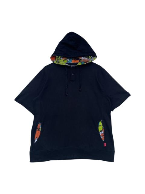 Stüssy Vintage Stussy /Comic Print Contrast Trim & Pockets Hoodie