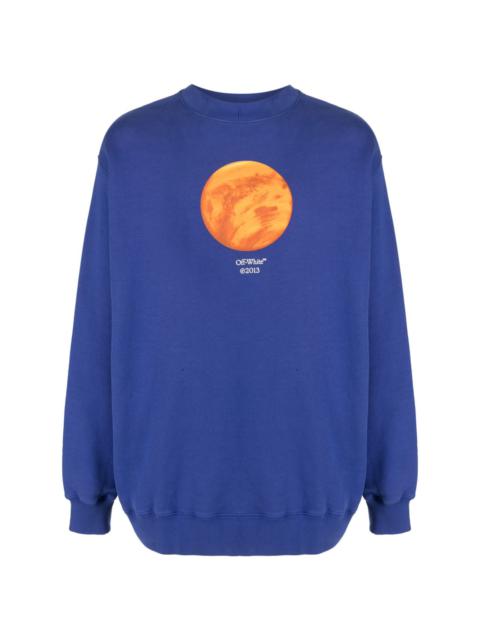 Venus-print cotton sweatshirt