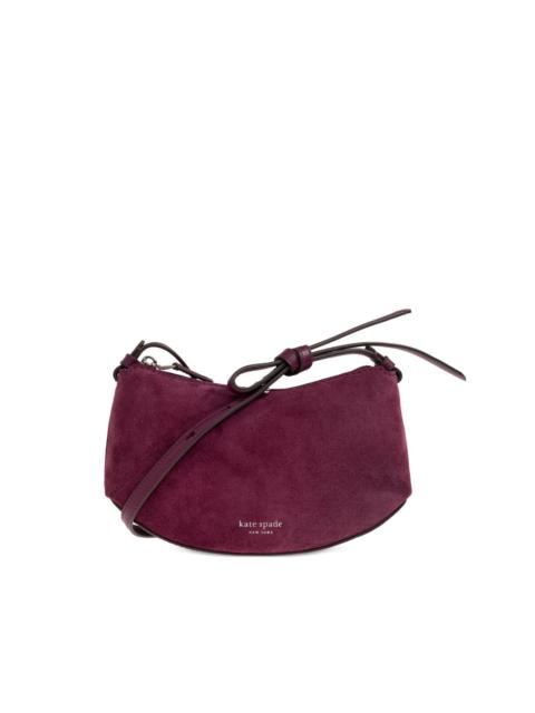 kate spade Loop suede crossbody bag