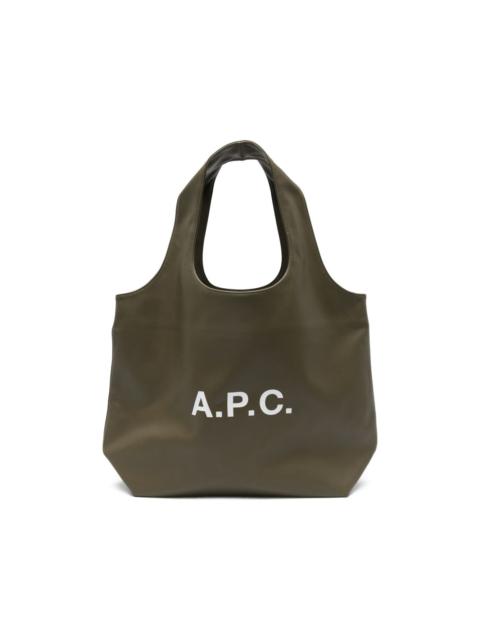 A.P.C. logo shoulder bag