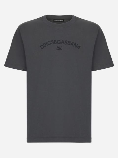 Cotton T-shirt with Dolce&Gabbana logo