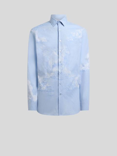 Etro COTTON SHIRT WITH PLACED PEGASO MOTIF