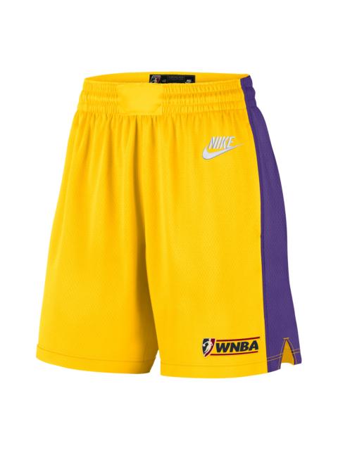Nike (WMNS) Nike Los Angeles Sparks Court Origins Dri-FIT Victory Knee-Length Shorts 'Amarillo Field Purp