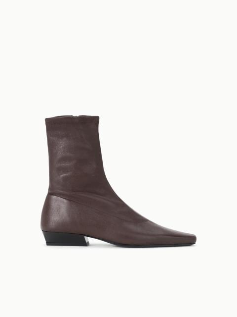 STAUD STAUD WALLY SOCK FLAT ANKLE BOOT ESPRESSO