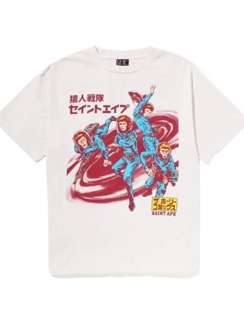 A BATHING APE® Squadron Tee "Saint Mxxxxxx - Vinatage White" 1J23 109 901