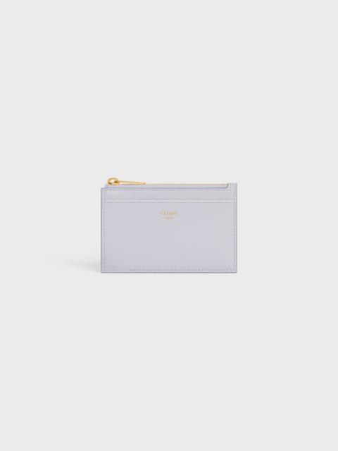 CELINE Zipped Card Holder in Smooth Calfskin