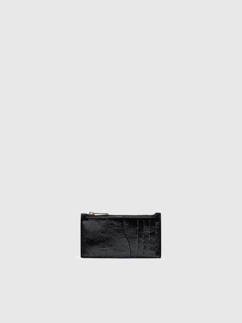 ATP ATELIER Moscosi Black Naplak Leather Card holder