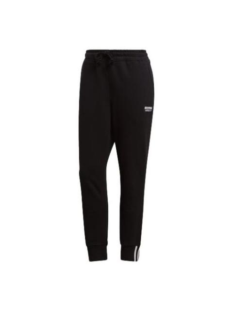 (WMNS) adidas originals Athleisure Casual Sports Bundle Feet Long Pants/Trousers Black ED5851