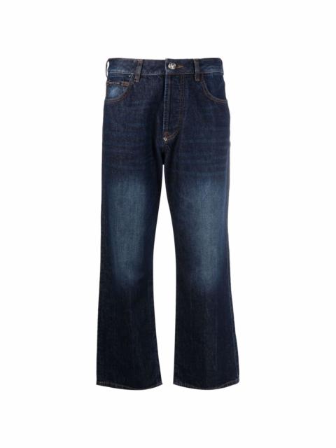Iconic Plein wide-leg jeans