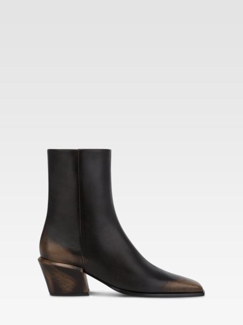 PARIS TEXAS Brushed leather ankle boot