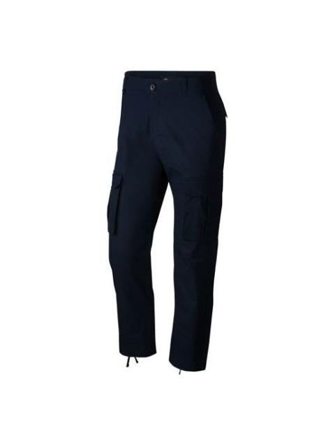 Nike Nike SB Flex Ftm Cargo Skateboard Casual Sports Long Pants Navy Blue Dark blue AT3496-475