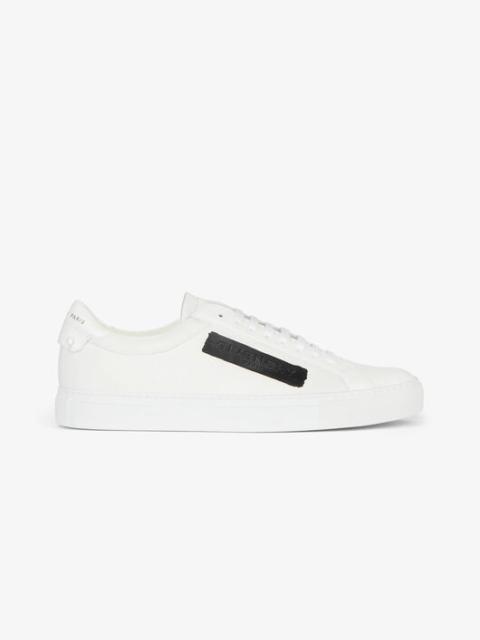 Givenchy GIVENCHY SNEAKERS IN LEATHER WITH LATEX BAND