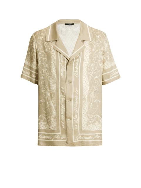 Balmain Printed Foulard pyjama shirt