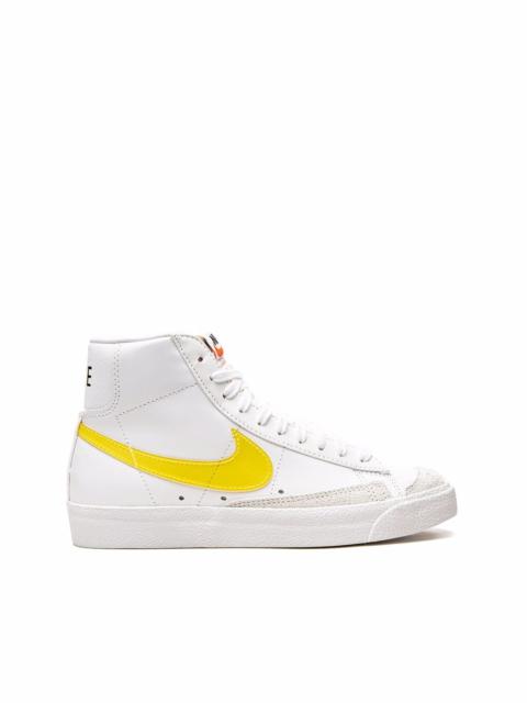 Blazer Mid 77 Essential "Translucent Yellow Swoosh" sneakers