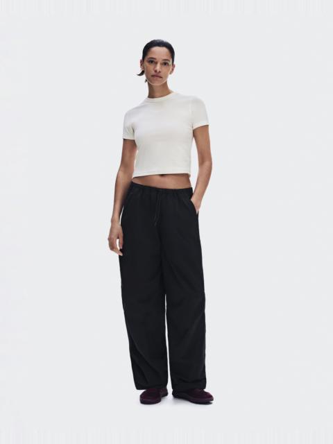 On Parachute Pants
