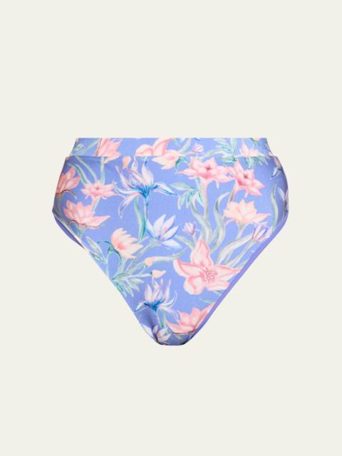 PatBO Amaryllis High-Waist Bikini Bottoms