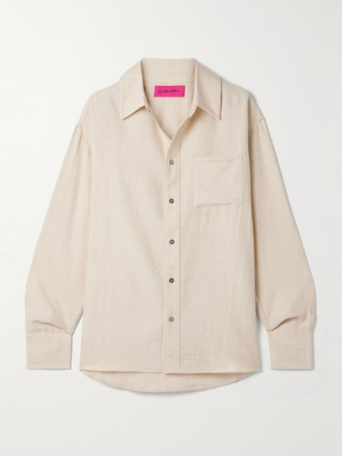 The Elder Statesman Wool And Cashmere-blend Twill Shirt