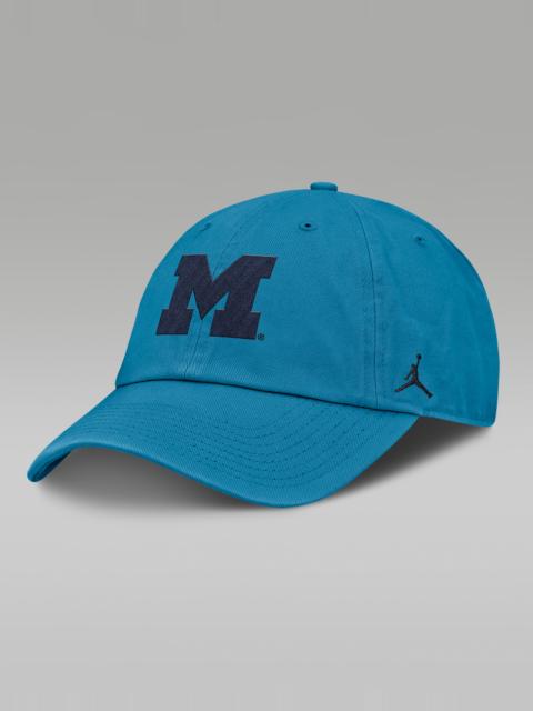 Jordan Michigan Primetime Campus Club Toned Men's Jordan Brand College Adjustable Hat