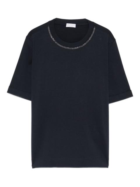 Brunello Cucinelli embellished round-neck T-shirt