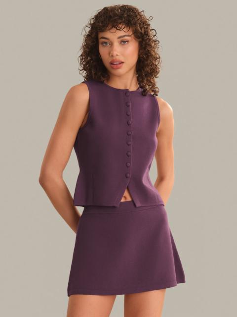 525 america Nicolette Fitted Button Front Vest