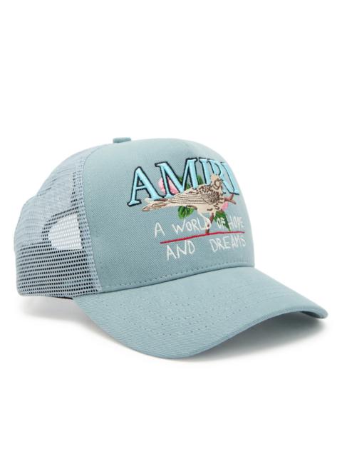AMIRI Amiri Hope And Dreams Canvas Trucker cap