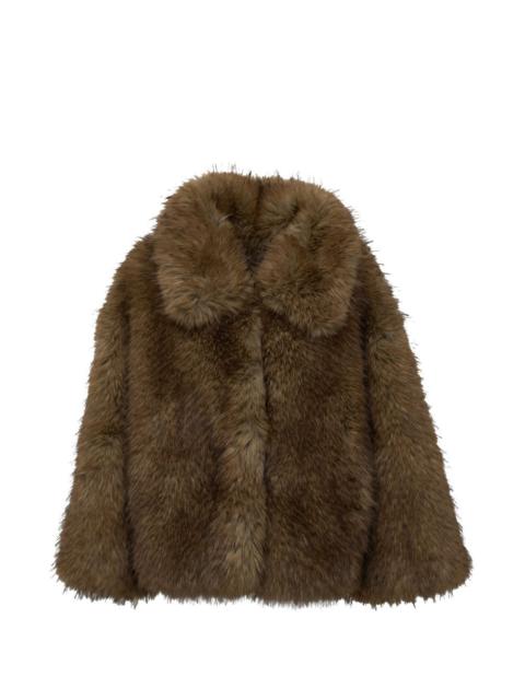 ESSENTIEL ANTWERP faux-fur jacket