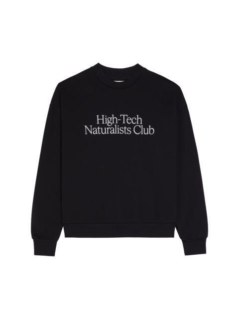 PANGAIA Mens High-Tech Naturalists Club Sweatshirt - Black