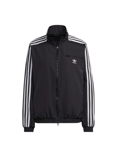 adidas (WMNS) adidas Adicolor Classics Track Jacket 'Black White' HM2152