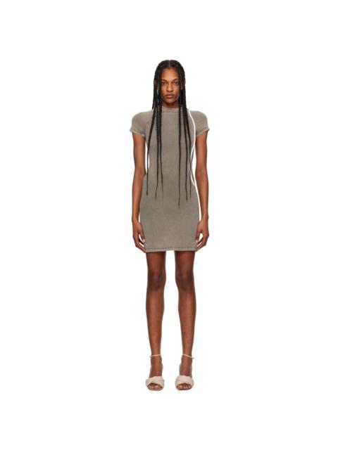 OTTOLINGER Taupe Fitted Minidress
