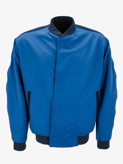 BALENCIAGA Balenciaga Electric Blue Bomber Jacket