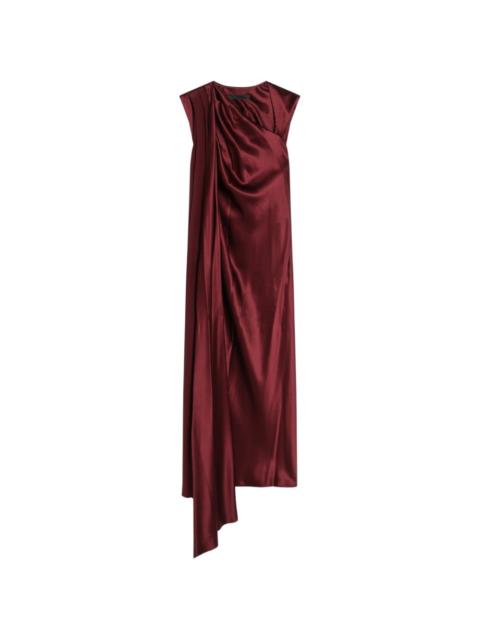 Max Mara Pianoforte draped asymmetric dress