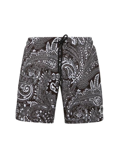 PHILIPP PLEIN paisley-print swim shorts