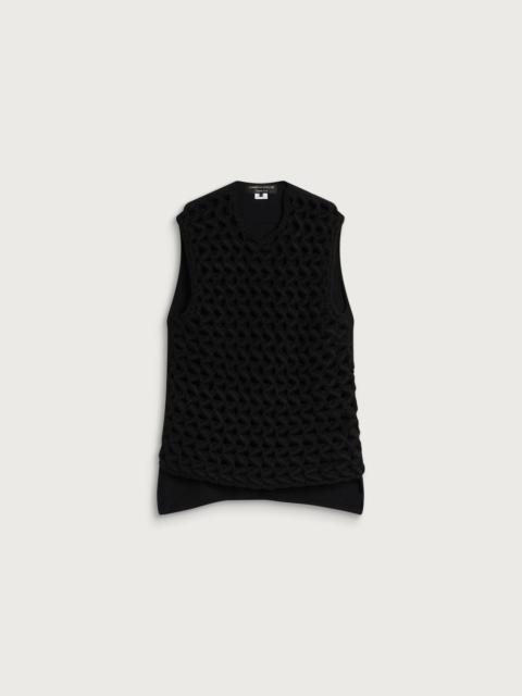 Comme des Garçons Homme Plus Comme des Garçons Homme Plus Open Weave Crochet Vest