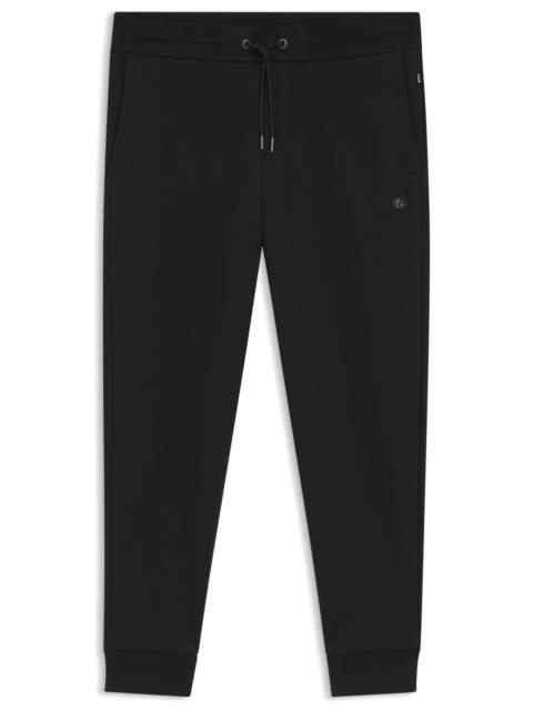 BOSS TRACKSUIT BOTTOMS WITH METALLIC DOUBLE B MONOGRAM