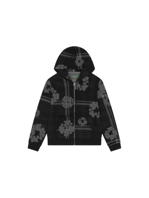 DENIM TEARS Denim Tears Plaid Cotton Wreath Zip Hoodie Black